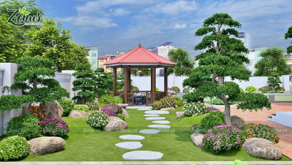 Thiết Kế Thi Công Sân Vườn Nhật Nam Định - Mr Hoài