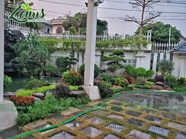 Thi Công Sân Vườn Biệt Thự Thanh Sơn, Phú Thọ - Mr. Tuấn