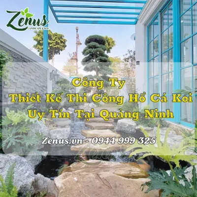 Thiết Kế Thi Công Hồ Cá Koi Nhật Quảng Ninh