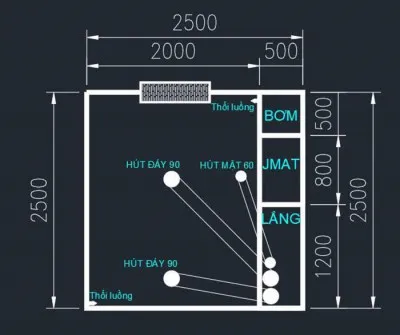 +12 Bản Vẽ Kỹ Thuật Hồ Koi Chi Tiết Nhất 