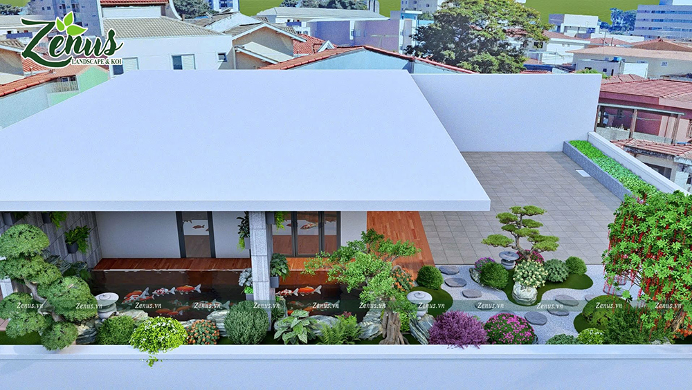 Thiết kế thi c&ocirc;ng vườn Nhật Bắc Giang
