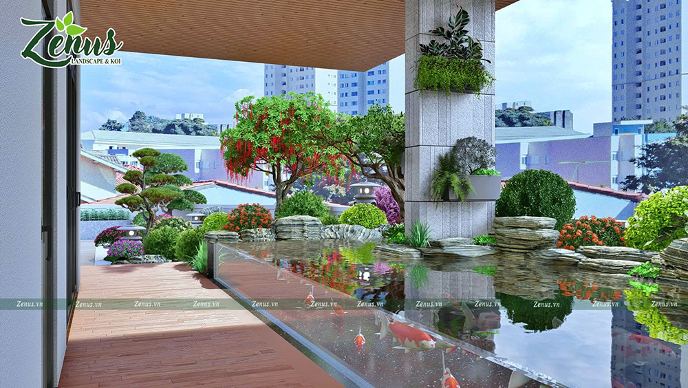 Thiết kế thi c&ocirc;ng vườn Nhật Bắc Giang
