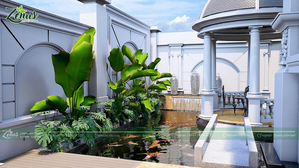 Thiết kế thi c&ocirc;ng s&acirc;n vườn Bắc Ninh 