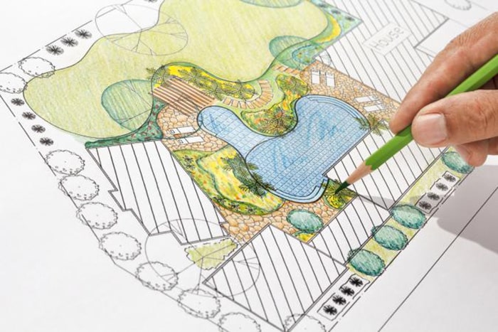 Bản vẽ thiết kế hồ cá koi cho bạn hình dung sơ bộ về hồ cá koi sẽ xây dựng 