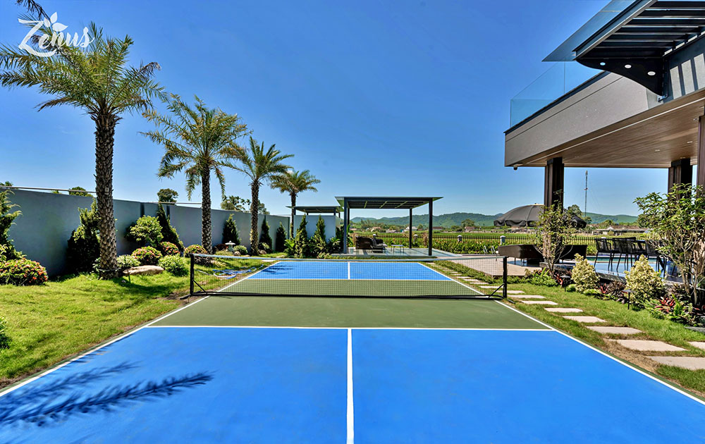 Thi c&ocirc;ng s&acirc;n vườn biệt thự Nghệ An