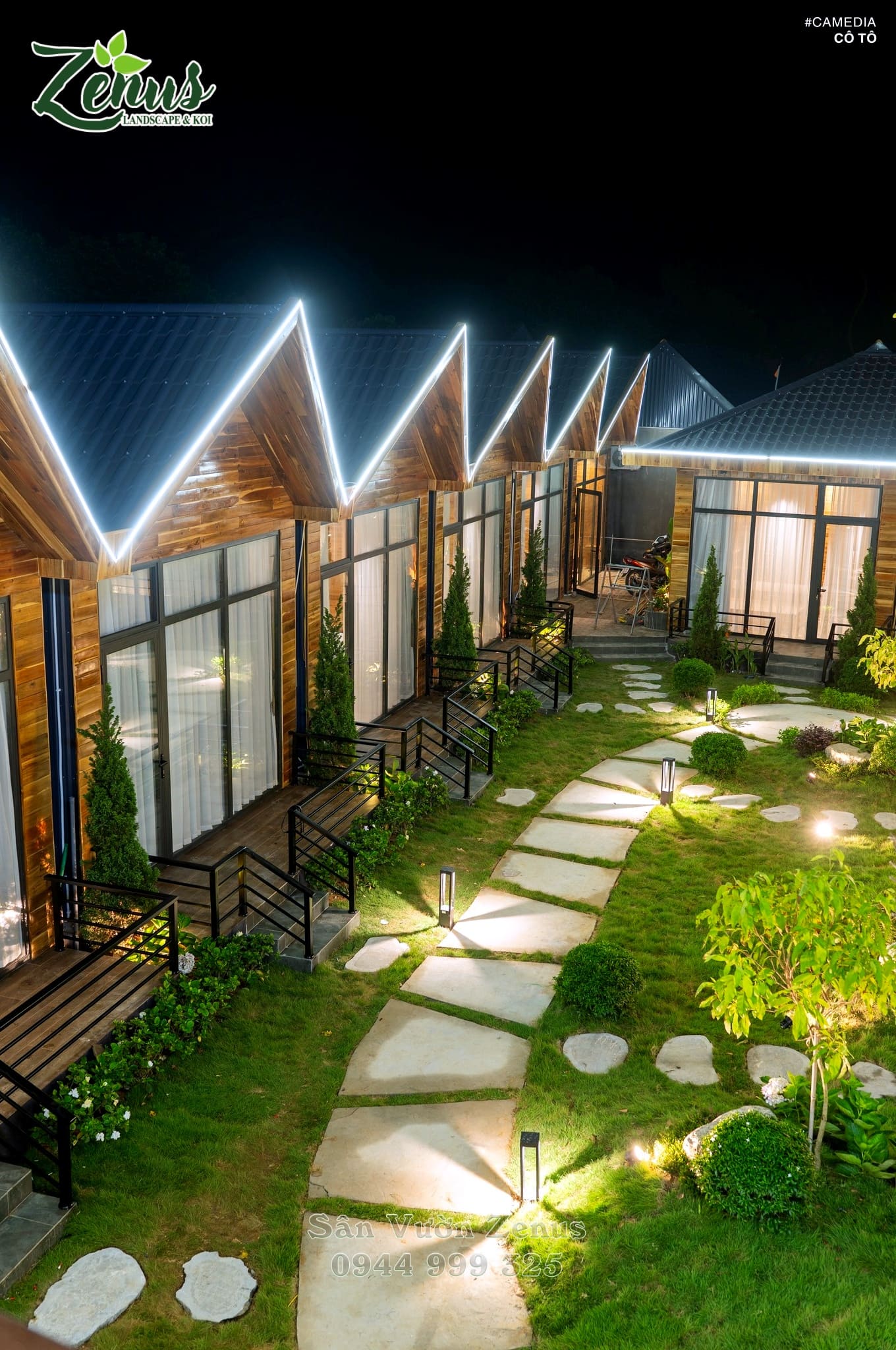 Thiết kế thi c&ocirc;ng cảnh quan s&acirc;n vườn COTO