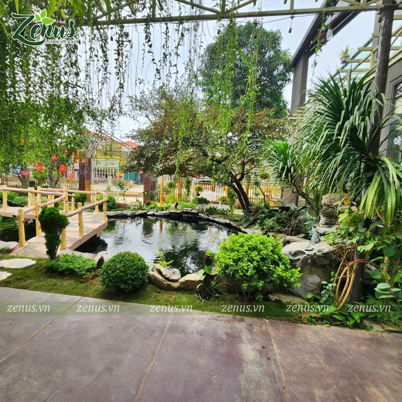 Thi công hồ cá koi Phú Thọ
