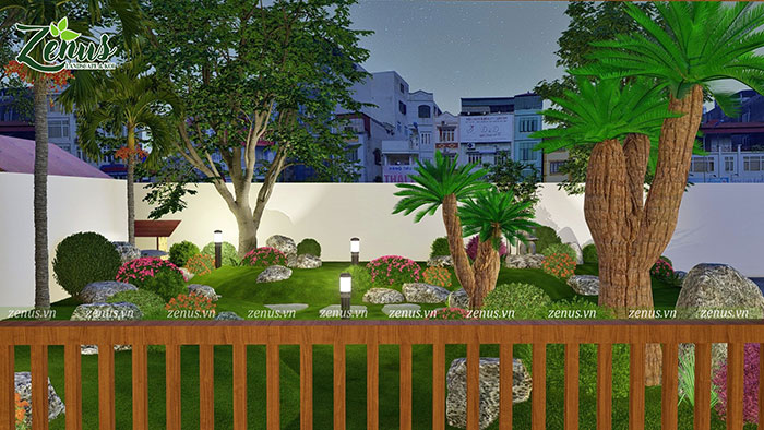 Thiết kế thi công sân vườn Thái Nguyên