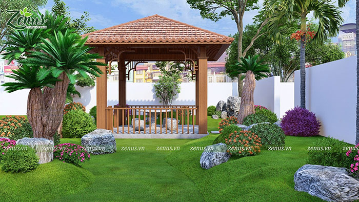 Zenus Chuyên thiết kế thi công sân vườn biệt thự đẹp