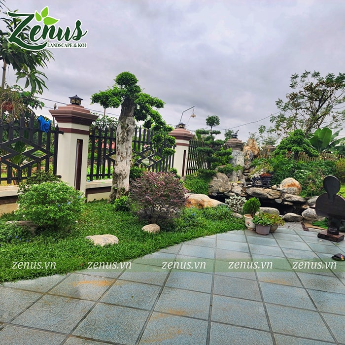 Thi công sân vườn đẹp Phú Thọ
