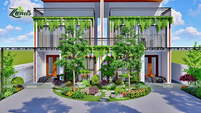 Thiết kế sân vườn đẹp Sóc Sơn