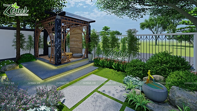 Thiết kế thi công sân vườn Phú Thọ 