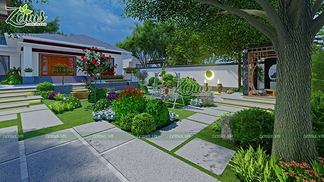 Thiết kế sân vườn Phú Thọ