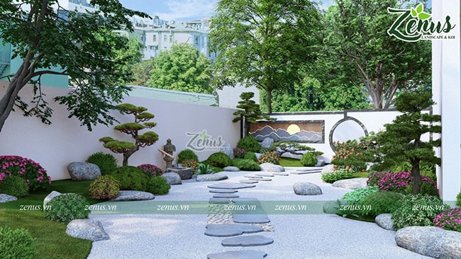 Thiết kế cảnh quan sân vườn phong cách Nhật