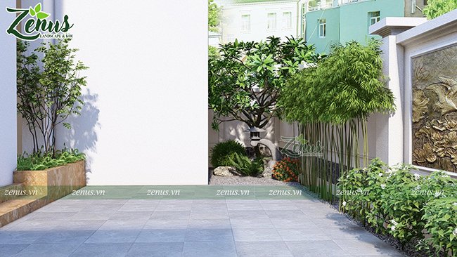 Thiết kế thi công sân vườn Đông Anh Hà Nội
