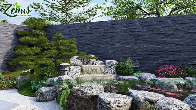 Thiết kế thi công sân vườn Nhật Bản Đông Anh