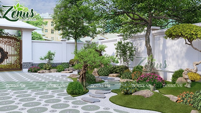 Thiết kế cảnh quan sân vườn biệt thự Thanh Hóa
