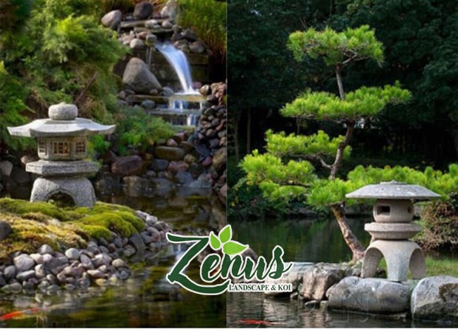 Đèn đá sân vườn/ đèn đá Nhật Bản Uzuki