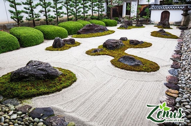 Bố trí sân vườn theo phong cách Nhật
