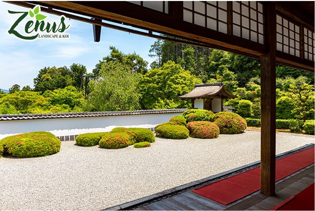 Bố trí sân vườn đẹp phong cách Nhật