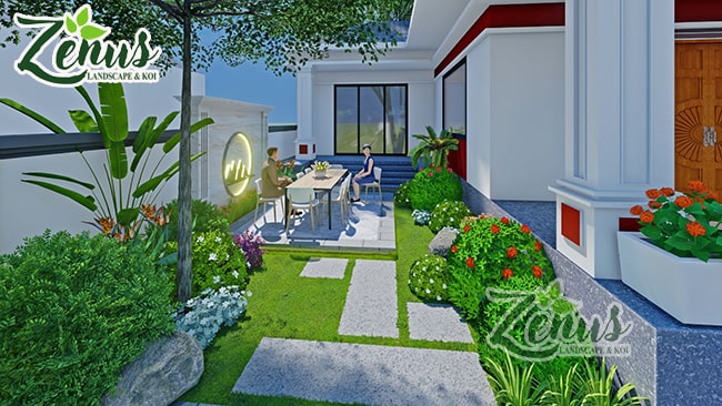 Thiết kế sân vườn hiện đại